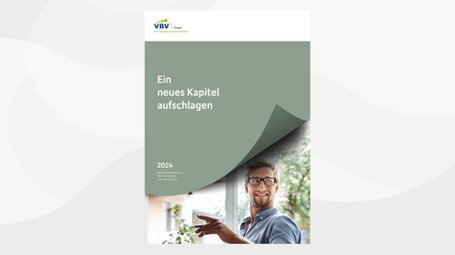 Titelseite des Nachhaltigkeitsberichts der VBV-Gruppe von 2024
