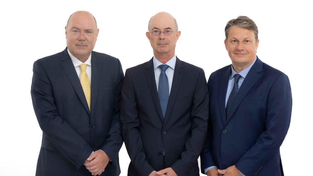 Der Vorstand der VBV-Pensionskasse bestehend aus Ronald Laszlo (Mitglied des Vorstandes), Günther Schiendl (Vorstandsvorsitzender), Christian Reiss (Mitglied des Vorstandes)