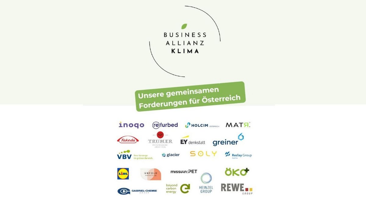 VBV-Gruppe engagiert sich in der Business Allianz Klima für klare Rahmenbedingungen im Klimaschutz