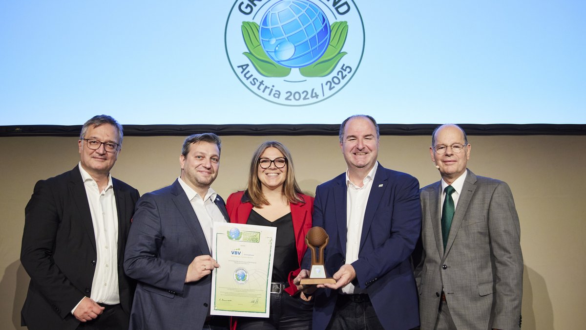 VBV-Vorsorgekasse erneut als Green Brand ausgezeichnet