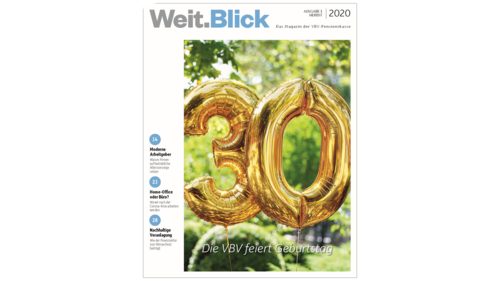 VBV-Pensionskasse Cover WeitBlick Ausgabe 1_2020
