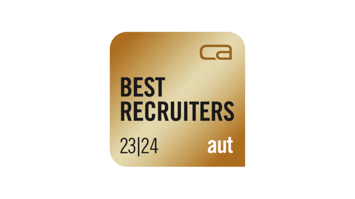 Das Bild zeigt das Best Recruiters Siegel 2023/24.