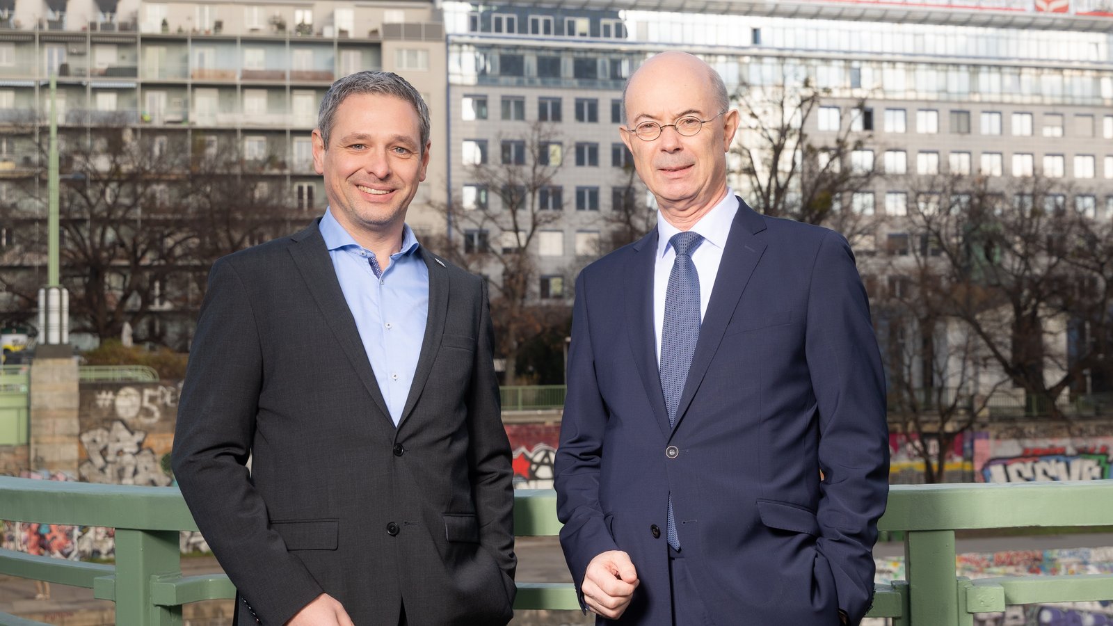 Clemens Buchmayer, Bereichsleiter Vertrieb & Kundenservice und Geschäftsführer der VBV Consult Beratung für betriebliche Vorsorge und Günther Schiendl, CEO der VBV-Pensionskasse