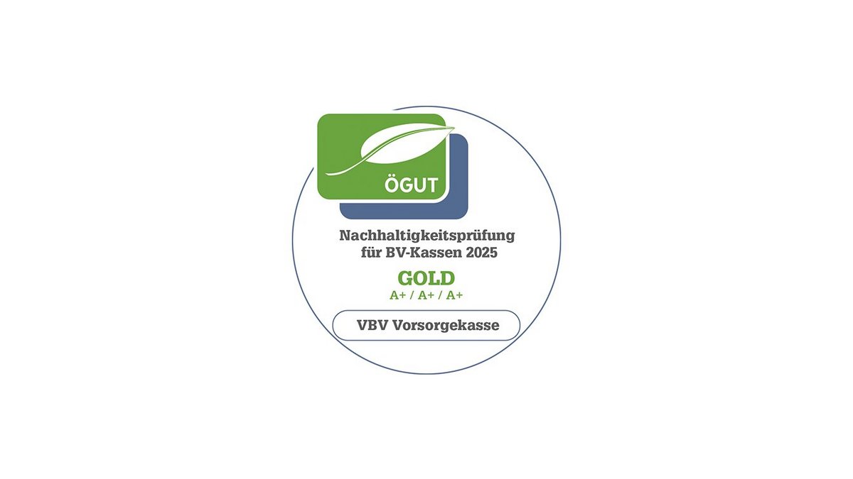 ÖGUT-Auszeichnung: VBV erhält zum 16. Mal in Folge Gold-Zertifikat ÖGUT-Auszeichnung: VBV erhält zum 16. Mal in Folge Gold-Zertifikat