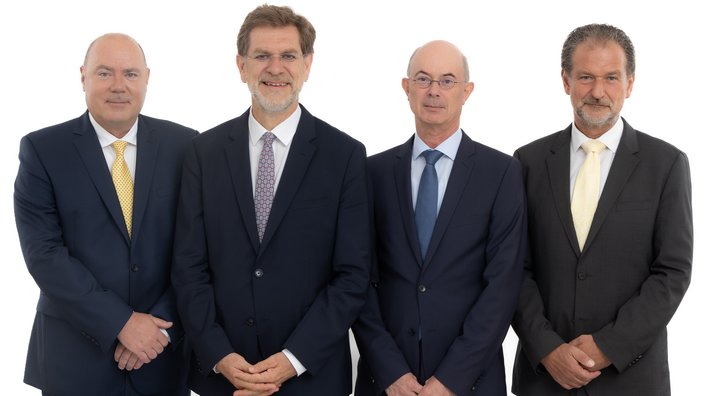 Der Vorstand der VBV-Betriebliche Altersvorsorge bestehend aus Ronald Laszlo (Mitglied des Vorstandes), Andreas Zakostelsky (Vorstandsvorsitzender), Günther Schiendl (Mitglied des Vorstandes), Martin Vörös (Mitglied des Vorstandes)